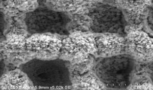 femtosecond laser surface processing micro structures on Titanium