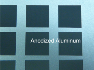 Laser black marking on anodized aluminum